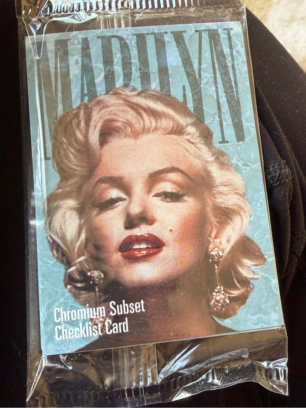Sport Time Marilyn Monroe Sealed Package Chromium Subset Collector Cards